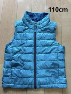 UNIQLO ダウンベストベスト 110cm ブルー