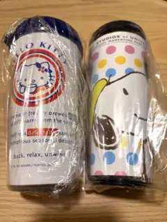 ハローキティ スヌーピー タンブラー 2個セット