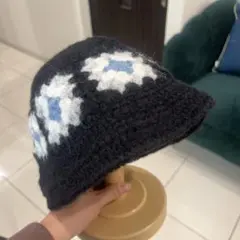 【未使用品】グラニースクエアデザイン バケットハット