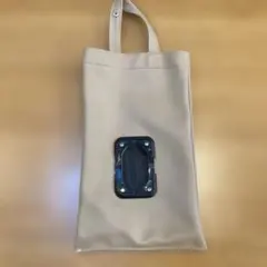 吊り下げ式 ティッシュケース ベージュ 合皮