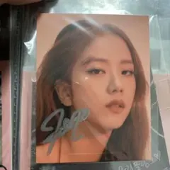 BLACKPINK ジス　Jisoo 直筆　サイン入りフォトカード
