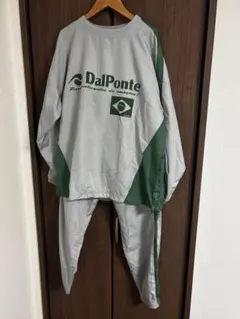 ダウポンチ DalPonte ピステ 上下セットアップ M グレー×緑のサムネイル
