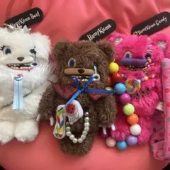 ハミクマぬいぐるみ キーホルダーセット