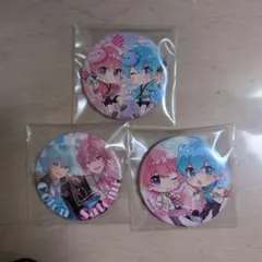 【新品・未使用】さとみくん　ころんくん　缶バッジ