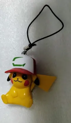 e➕ポケモン➕　サトシのピカチュウ　フィギュアストラップのサムネイル
