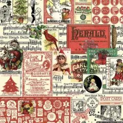 輸入生地　USAコットン(Classic Christmas)