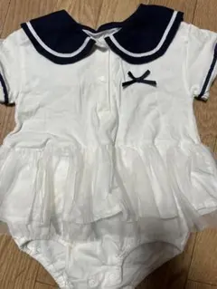 セーラー 半袖 ベビー ロンパース アカチャンホンポ80