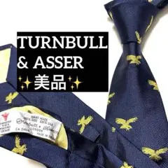 TURNBULL&ASSER ターンブル＆アッサー　ネクタイ　ネイビー　イーグルのサムネイル