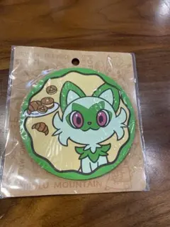 【新品】ポケモンカフェ限定　ラバーコースター ニャオハ