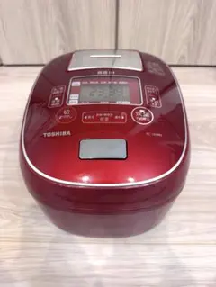 TOSHIBA IH炊飯器 RC-10VRN 赤　東芝　真空IHのサムネイル