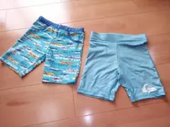 クイックシルバー　マザウェイズ　子ども水着男の子　3着セット　電車