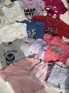130サイズ　女の子　半袖　夏服　まとめ売り　12点セット