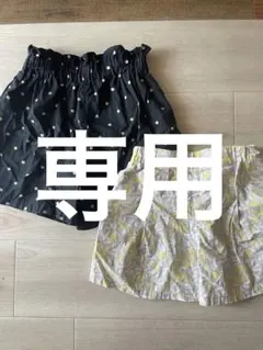 120㎝　130㎝　ボトムス　キッズ　花柄 ドット柄