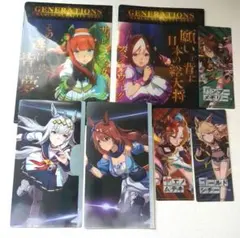 ウマ娘クリアファイル 7枚➕️シール