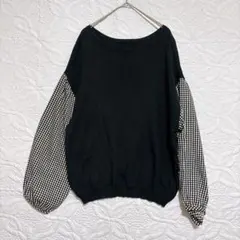 バルーンスリーブ ニット