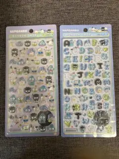 国内正規品　ボンボンドロップシール　ミニ　moji はぴだんぶい　２枚セット