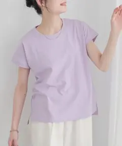 ?osharewalker 美品 フレンチスリーブTシャツ パープルのサムネイル