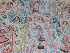 海外 ステッカー 人物 コラージュ素材 おすそ分けファイル 　4種まとめ売り③