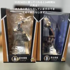 Happyくじハイキュー!!フィギュア 日向翔陽 A賞 影山飛雄　B賞