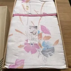 未使用麻混キルトケットのサムネイル