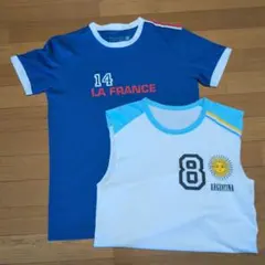LA FRANCE Tシャツ ARGENTINA ノースリーブ Mのサムネイル