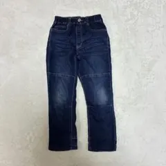 男の子　130cm デニムパンツ　ストレートパンツ　ストレッチパンツ
