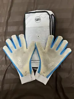 SJS ブルーホワイト　キーパーグローブ