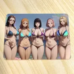 【美品】 美少女カード 両面 セクシーカード 水着