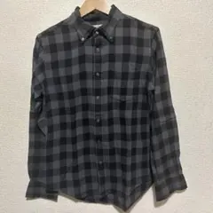 GLOBAL WORK メンズ　長袖　ネルシャツ　M