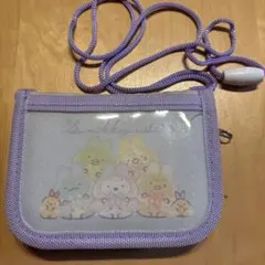 すみっコぐらし ネックストラップ付 財布