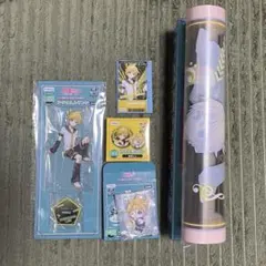 初音ミク フリューくじ アクスタ 缶バッジ プレート クリアポスター 鏡音レン