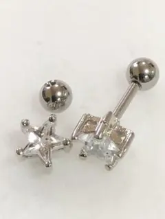星モチーフ 軟骨ピアス 16G NO.98