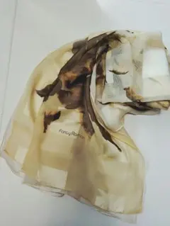 Fancy Roman 花柄シフォン スカーフ お値下げ中！