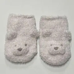 ジェラートピケ パウダーベアソックス ジェラピケ 靴下 ベビー 女の子 ピンク