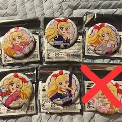 アイカツ 星宮いちごだらけ缶バッジ 5個セット