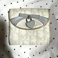 Christian Dior 財布 白 難あり