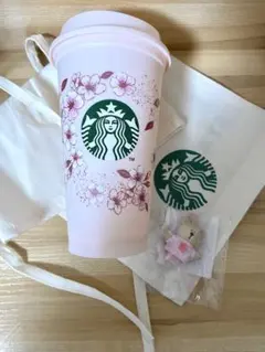 SAKURA2026 リユーザブルカップ473ml ベアリスタと巾着袋付き