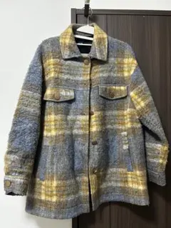 ZARA ウール混合 シャギージャケット