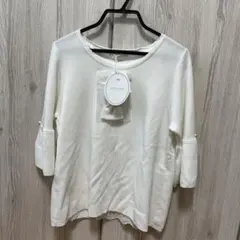 新品タグ付 PATTERN fiona ニット ホワイト M