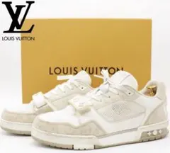 ルイヴィトン LVトレイナーライン ベルクロ クリア スニーカー size 6