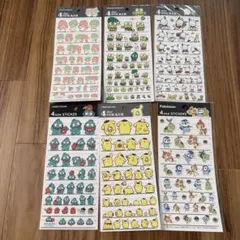サンリオ ポケモン 4サイズステッカー 6枚セット