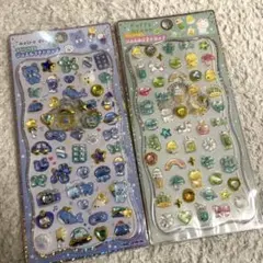 （正規品）ストーンつきジュエルプチドロップシール2枚セット