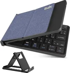 キーボード　折りたたみ式 Bluetooth5.1 日本語配列 無線　ブラック