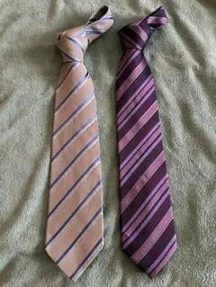 ポールスミス★ネクタイ2本セット ストライプ