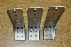 ニチベイ　縦型ブラインド（アルペジオ）ブラケットアーム3個　シルバー【未使用品】