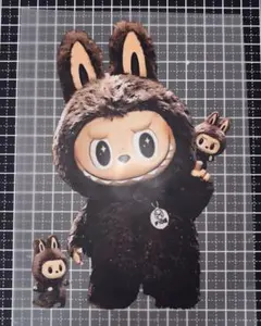 ラブブ　アイロンシート