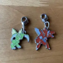 【ポケモンセンター限定】ストライク＆ハッサム メタルチャーム