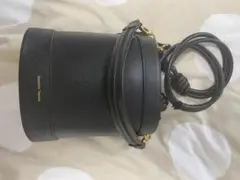 SAMANTHA THAVASA ブラックレザーショルダーバッグ