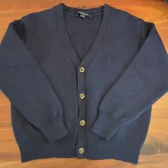 BURBERRY ネイビー カーディガン 110A