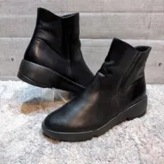 美品　fitfit　フィットフィット　サイドジップ　サイドゴアブーツ　ショート